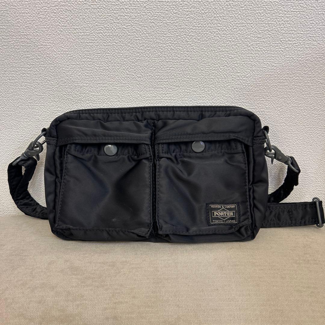 【美品】PORTER 吉田カバン TANKER タンカーショルダーバッグ 黒