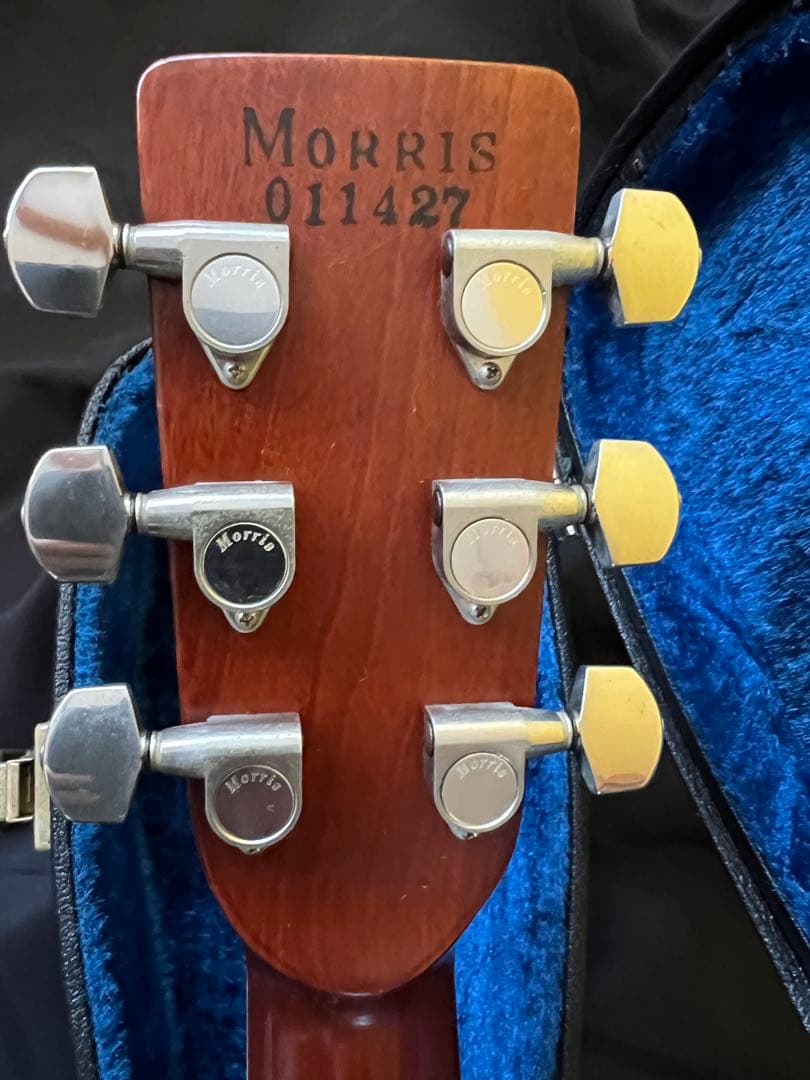 Morris W-30モーリス アコースティックギターハードケース付美品