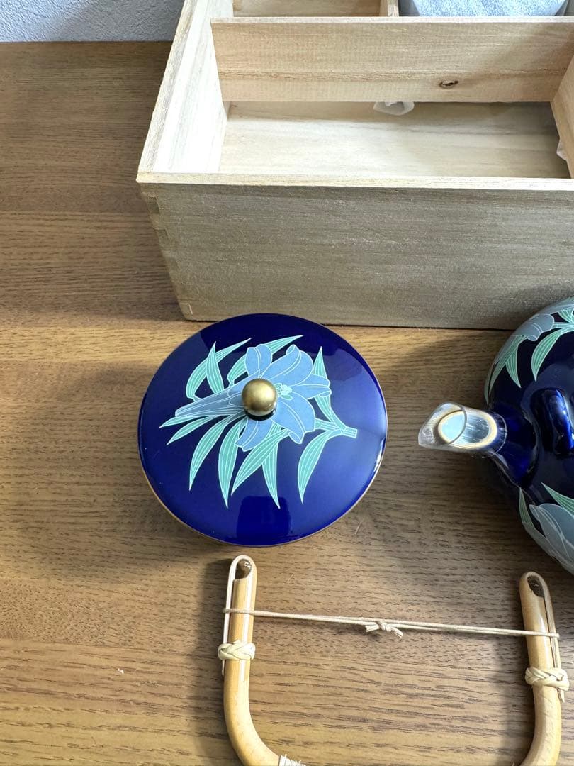 415 香蘭社　プリンセスリリー　茶器揃　未使用品　共箱