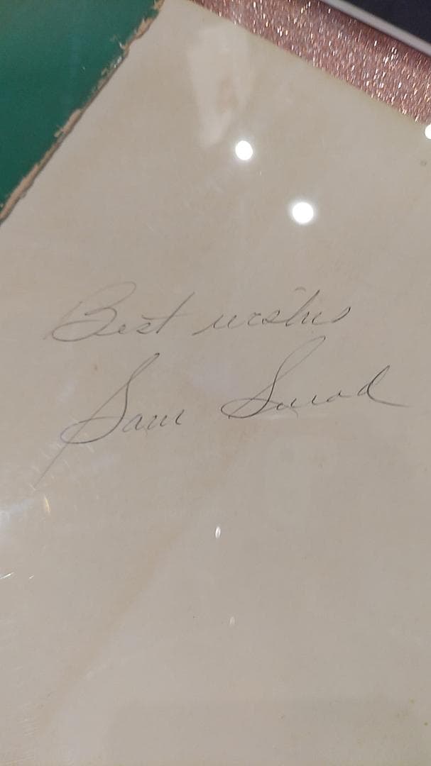 サムスニード直筆サインレッスン本