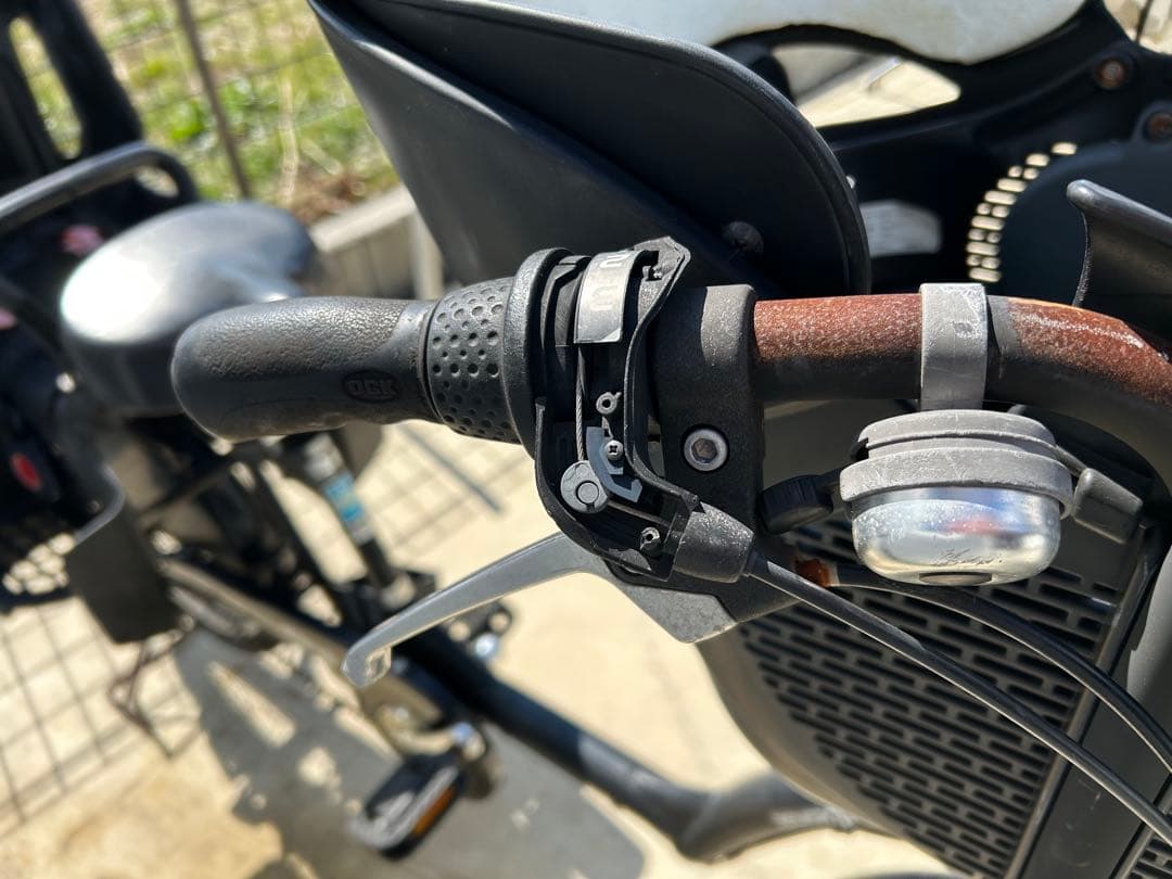 最終値下げ❗️アシスト自転車 チャイルドシート付き ブラック 引き取り限定❗️