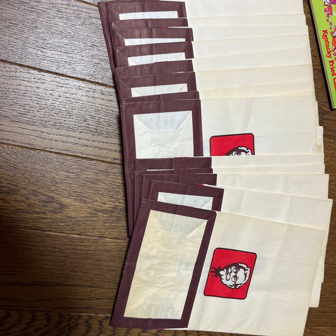 非売品　未使用　昭和レトロ　ケンタッキー　ノベルティ　コップ　袋　お子様セット箱