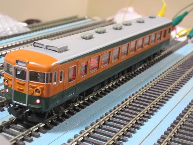 国鉄 急行形165系 4両セット HOゲージ　(金属製 / カツミ製）