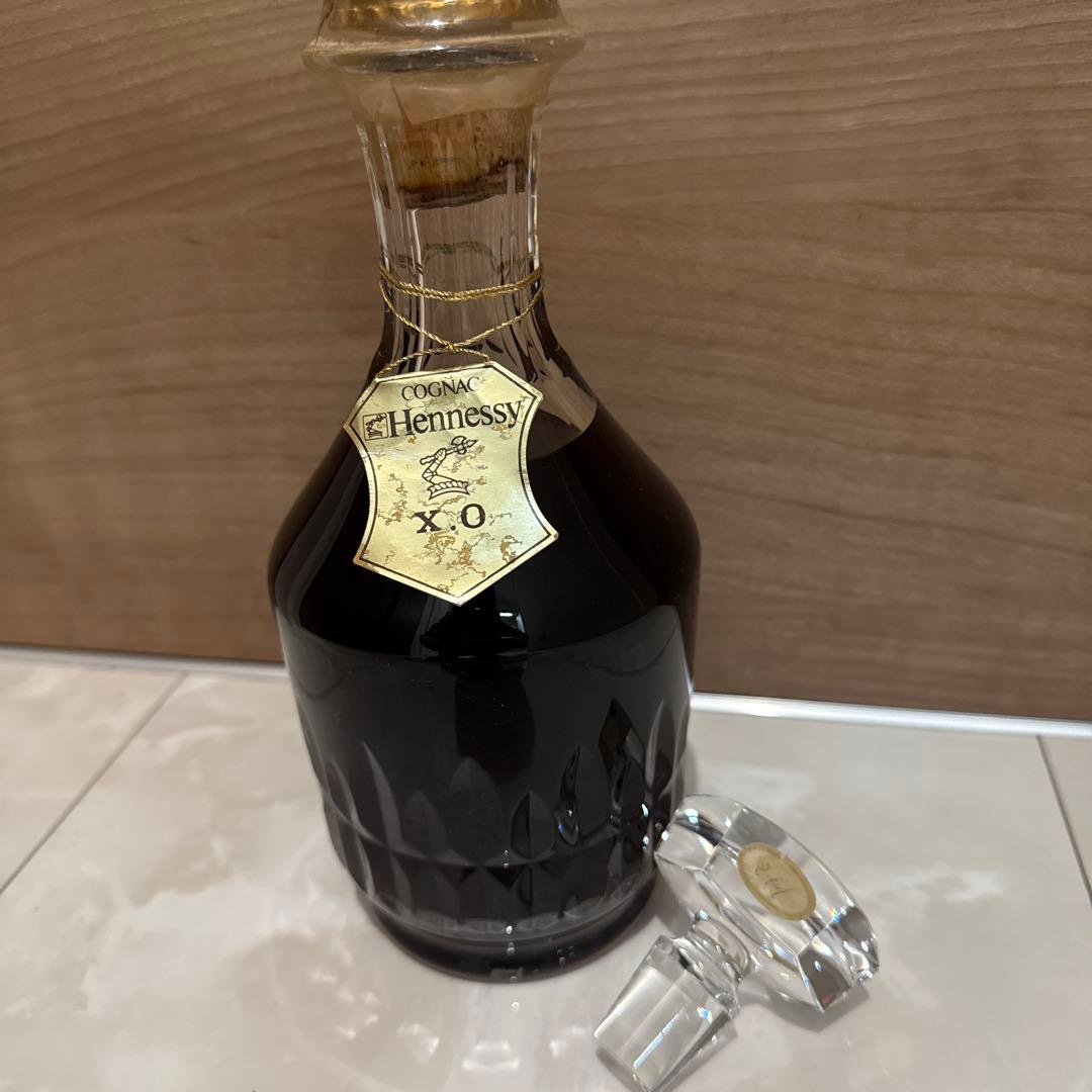 未開栓 ブランデー ヘネシー XO カラフェ バカラクリスタル 700ml