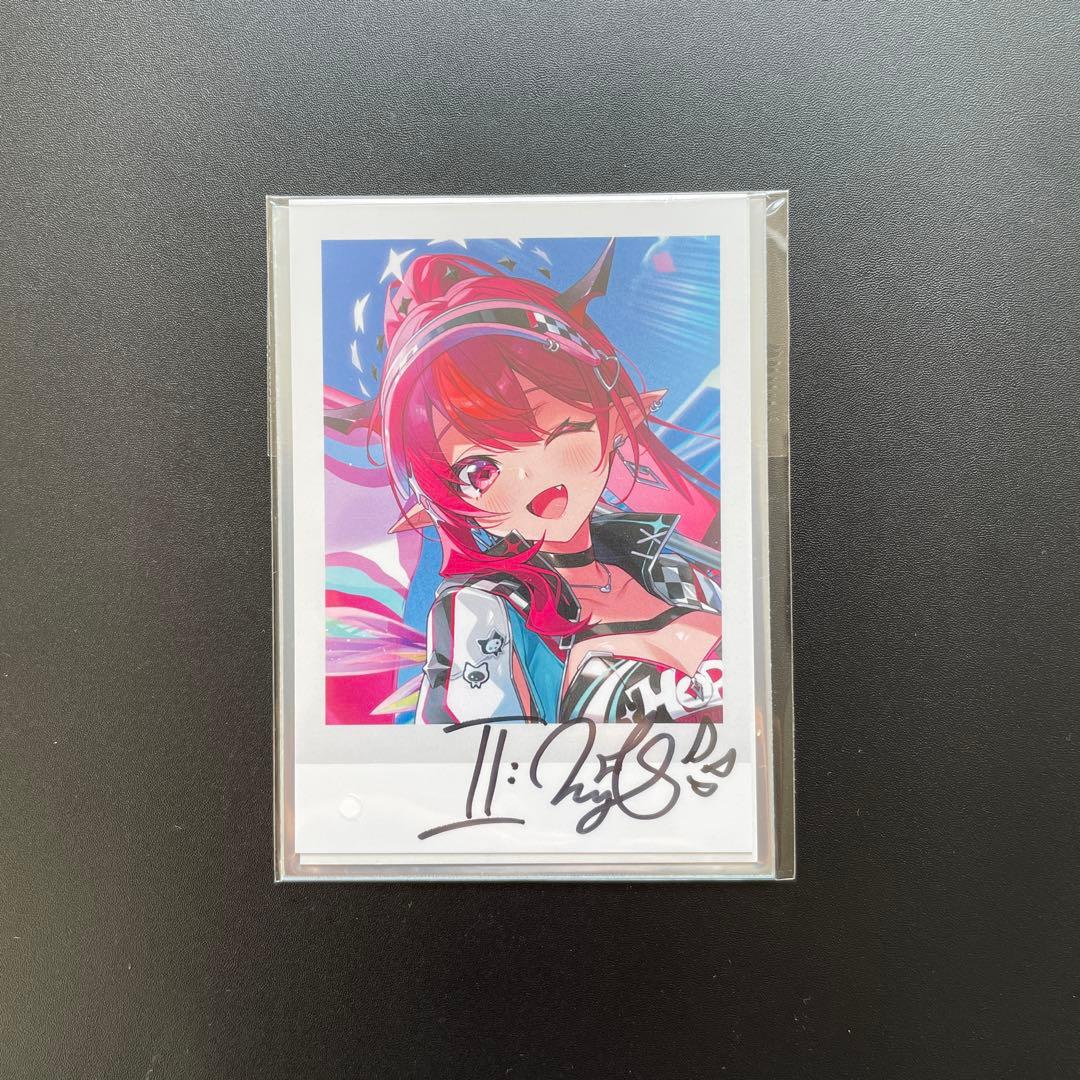 ホロライブ　IRyS 活動3周年記念 直筆サイン入り チェキ風ブロマイドカード