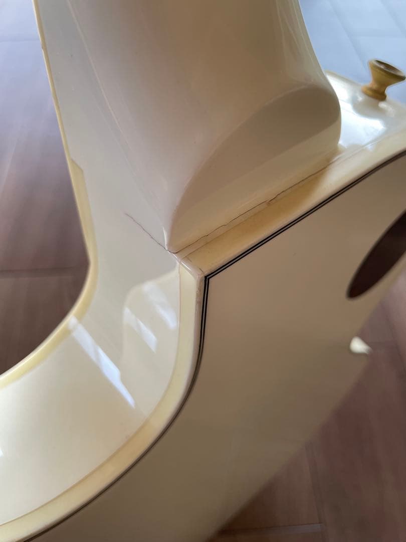 Burny エレキギター　ホワイト