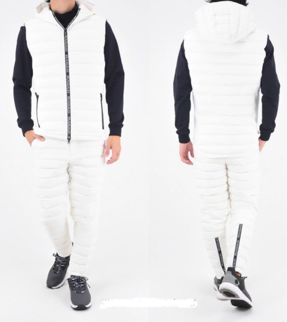 1PIU1UGUALE3 GOLF ダウンベスト セットアップ 白 Ⅳ 4