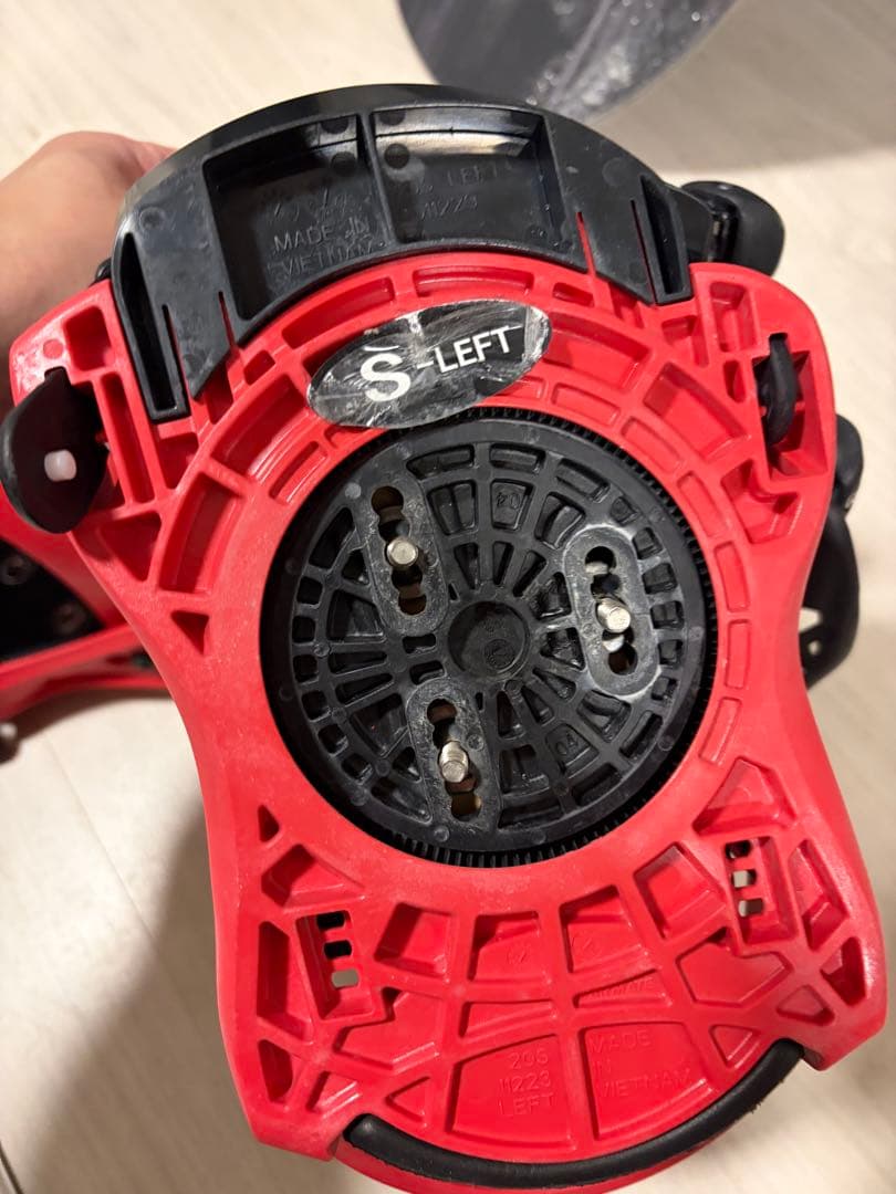 レディース スノーボード3点セット 23cm (Spoon/Flux/Ride)