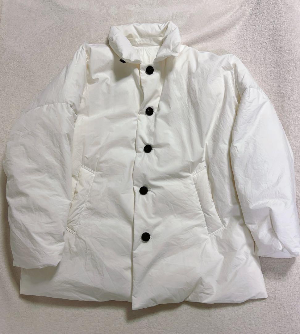 yoko sakamoto ヨーコサカモト 24AW ダウン ロングコートL 白
