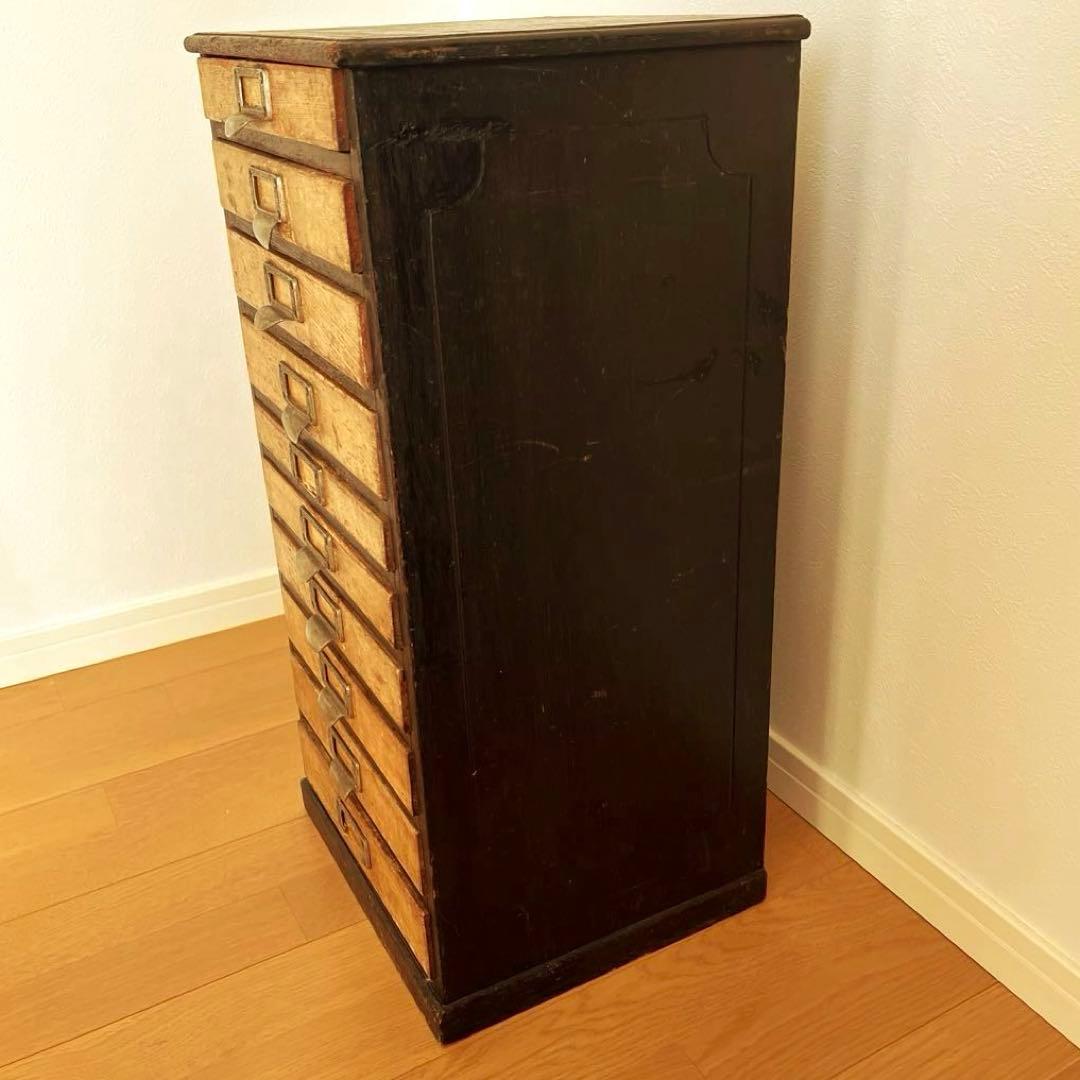 古道具　小引き出し　10杯　木製　小物入れ アンティーク