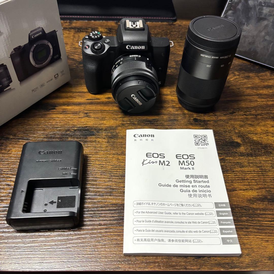 Canon EOS M2 ダブルレンズキット ブラック