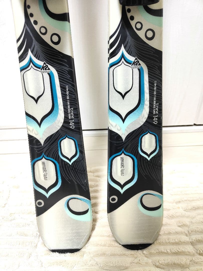 K2 sweet Luv149 cm スキー板 SALOMONブーツ22cm