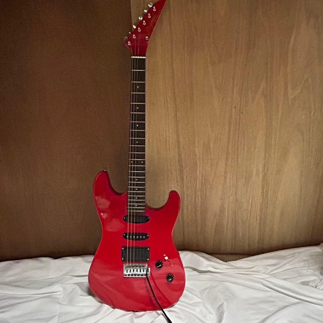 【美品】Legend ストラトキャスター レッド エレキギター SSH