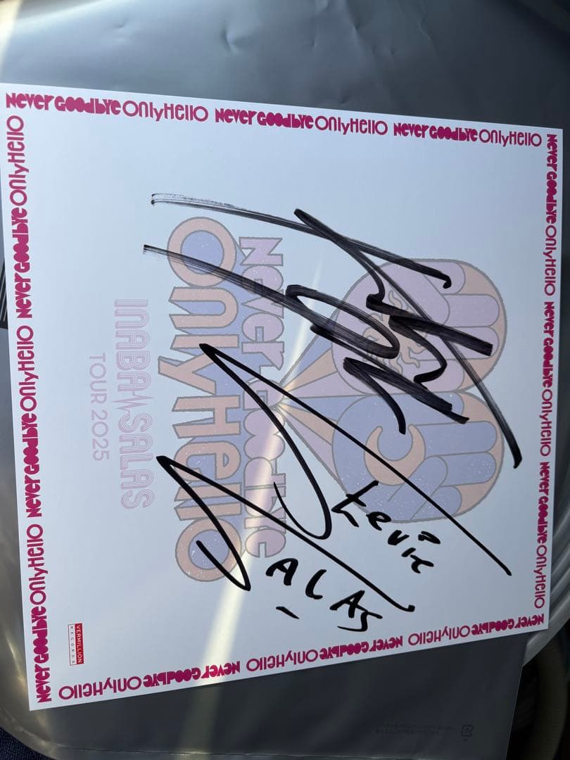 稲葉浩志　SALAS サイン