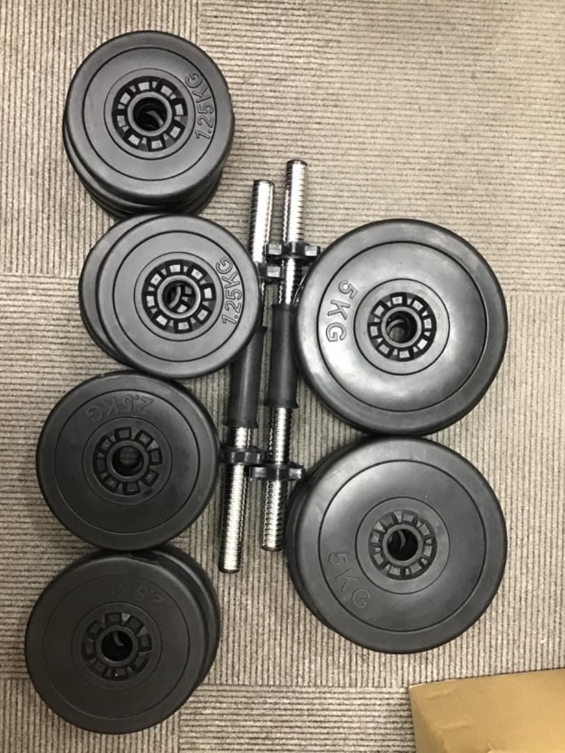 【OY】可変式ダンベルセット 20kg×2 計40kg