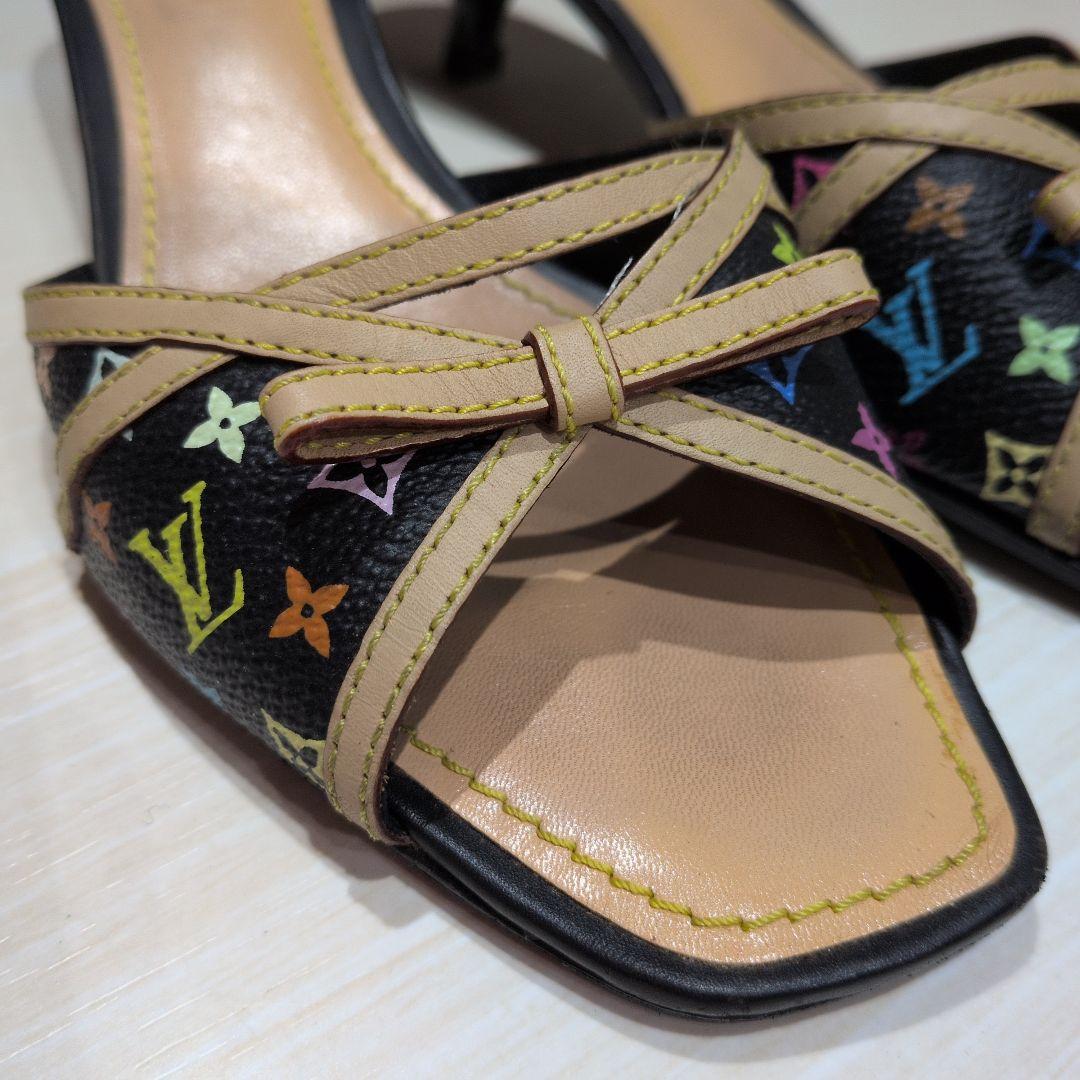 Louis Vuitton サンダル モノグラムマルチカラー　36ハーフ