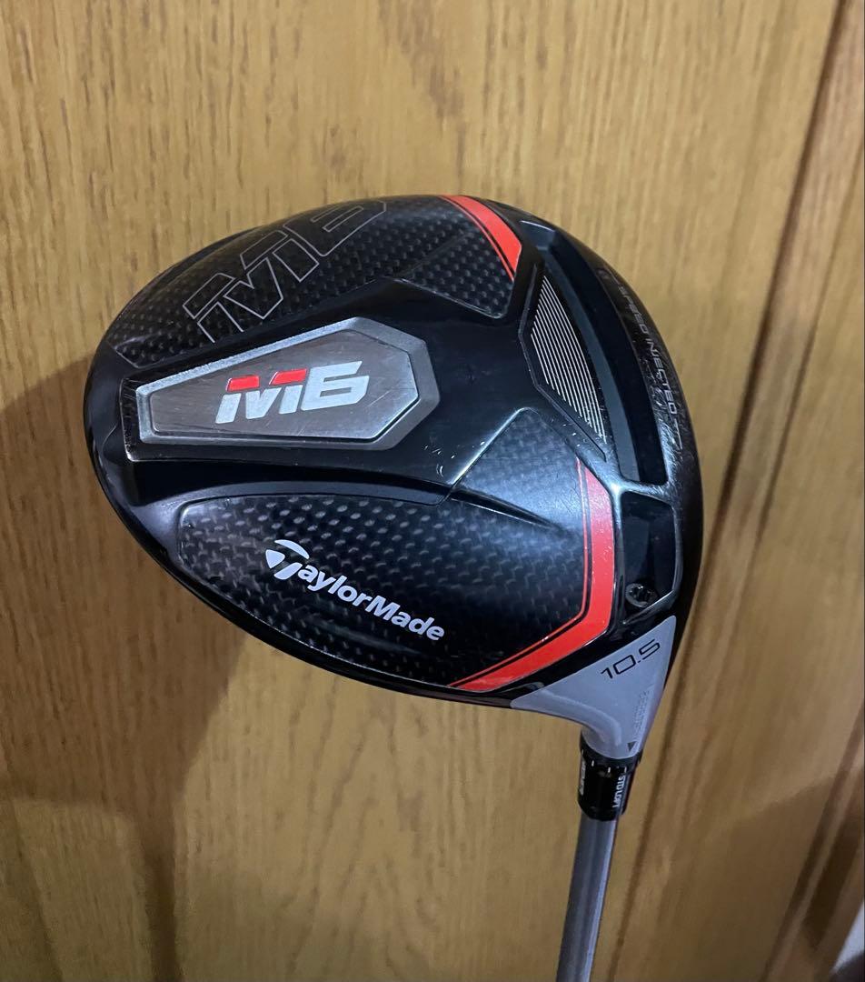 TaylorMade M6 ドライバー 10.5度　純正シャフトSR