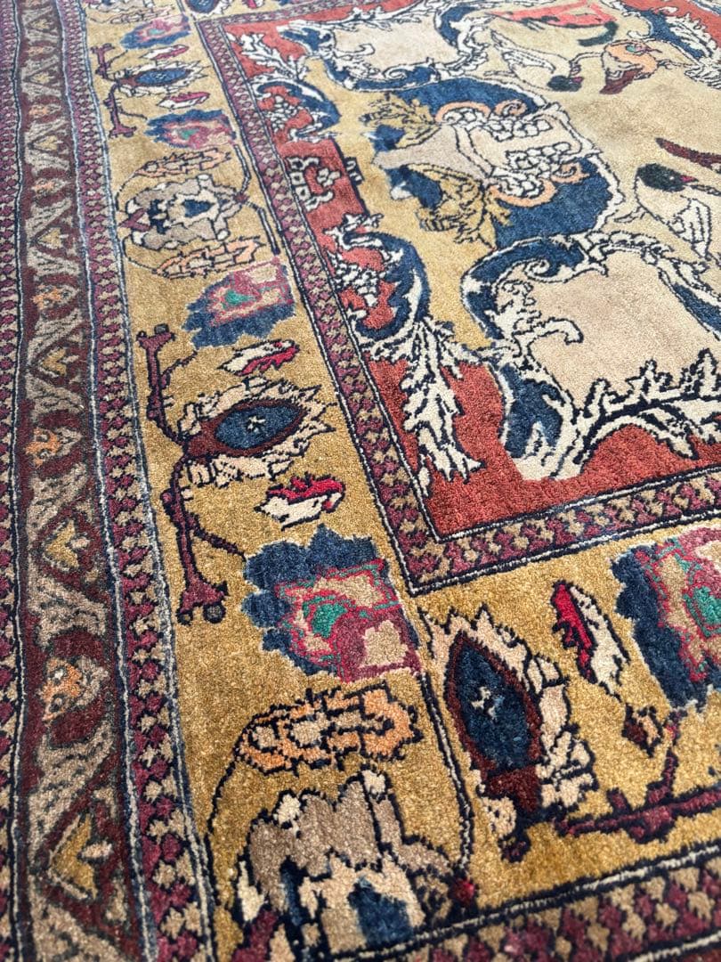 アフガニスタン絨毯【フラグメント】断片　ディスプレイ　ペルシャ　パキスタン　玄関