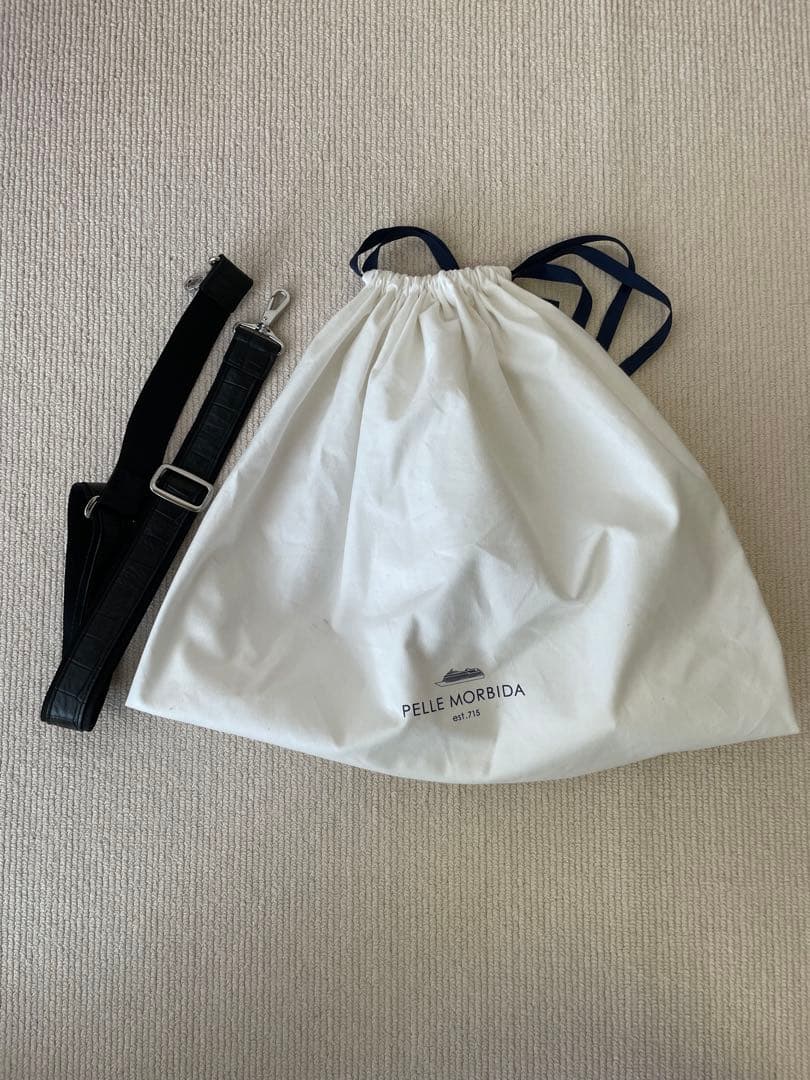 美品　ペッレモルビダ　バーニーズ別注　ビジネスバッグ　黒