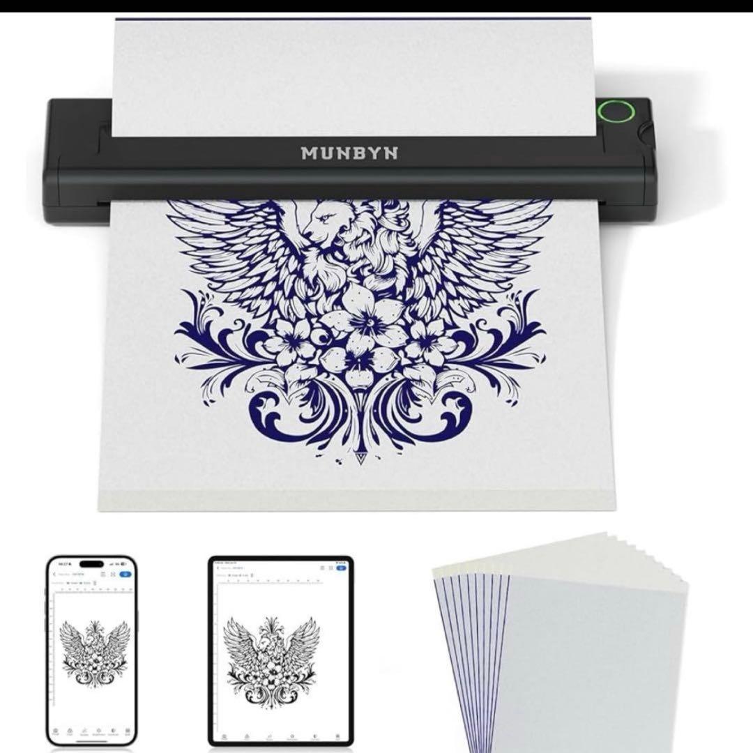 サーマルプリンター タトゥー転写紙30枚セット