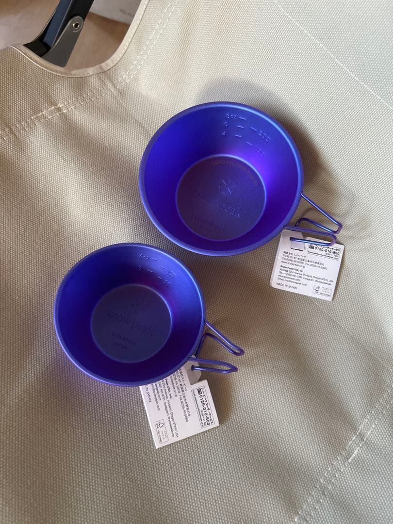 スノーピーク チタンシェラカップTOKYO 限定　2サイズセット