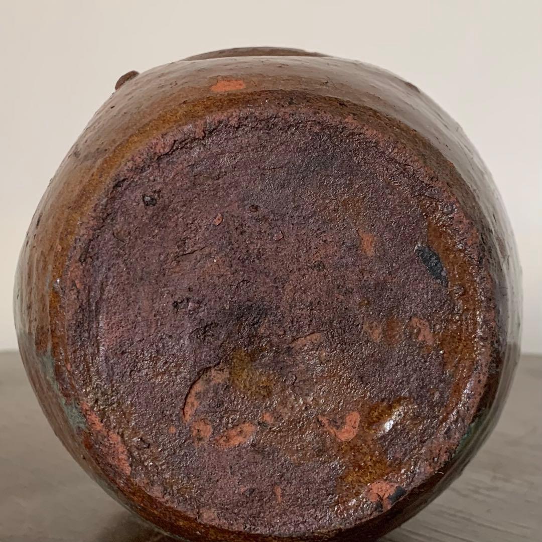 高取焼 小石原焼 上野焼 竹節瓶 油瓶 古美術 古道具 アンティーク