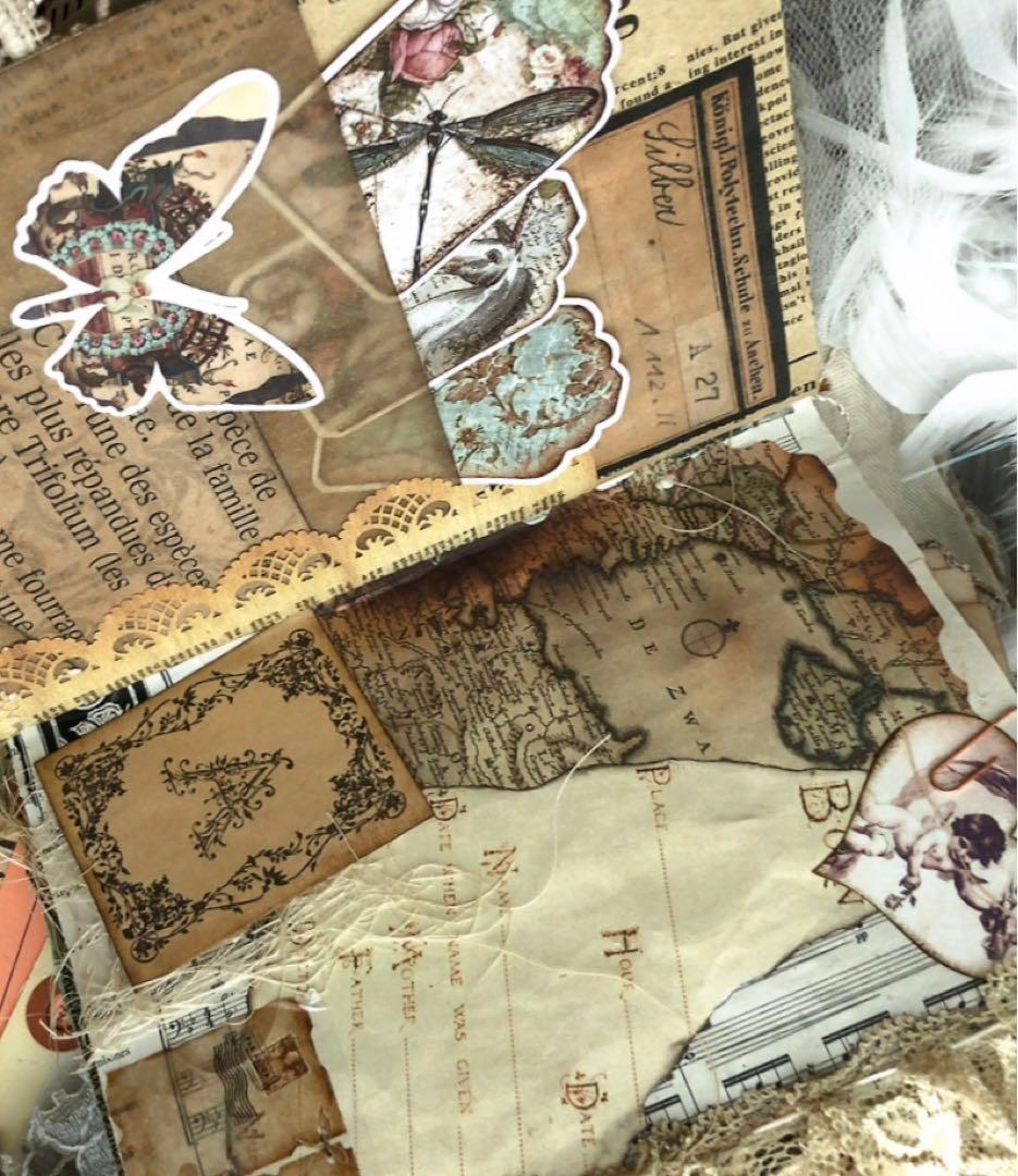 感謝セール❣️多種類染レースたっぷり『天使』ジャンクジャーナル雑記帳