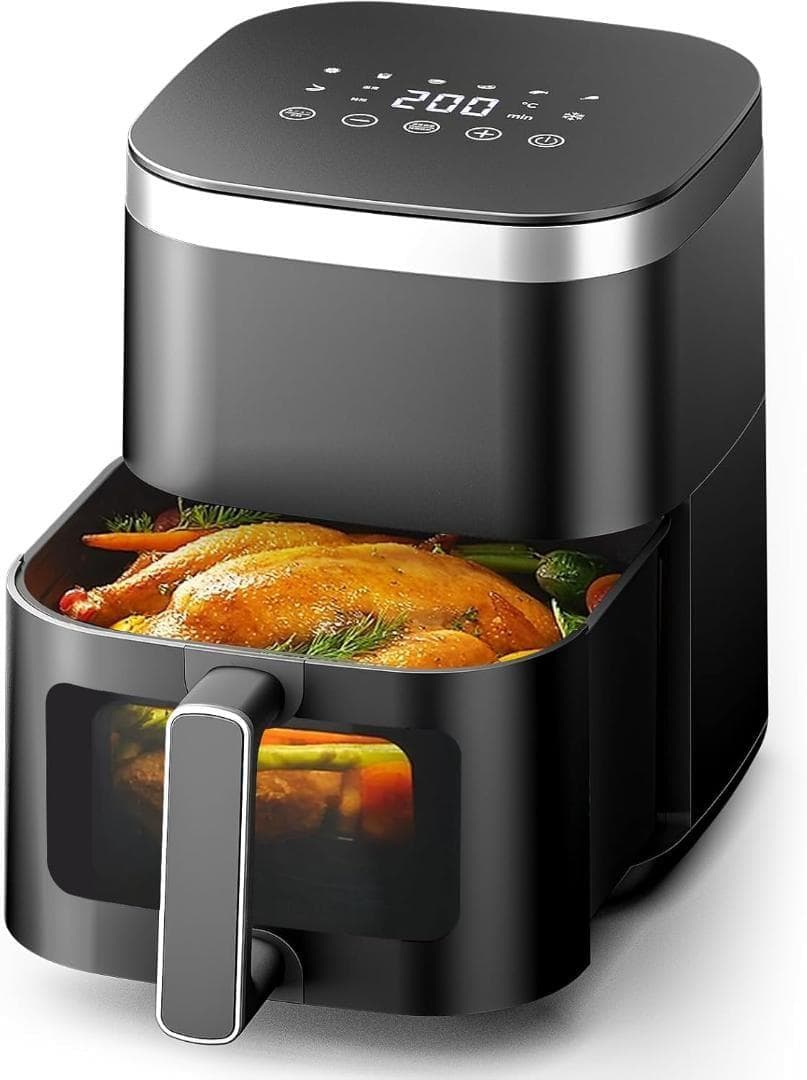 【M3168-108-76】ノンフライヤー 4.5L　揚げ物 惣菜 1-5人