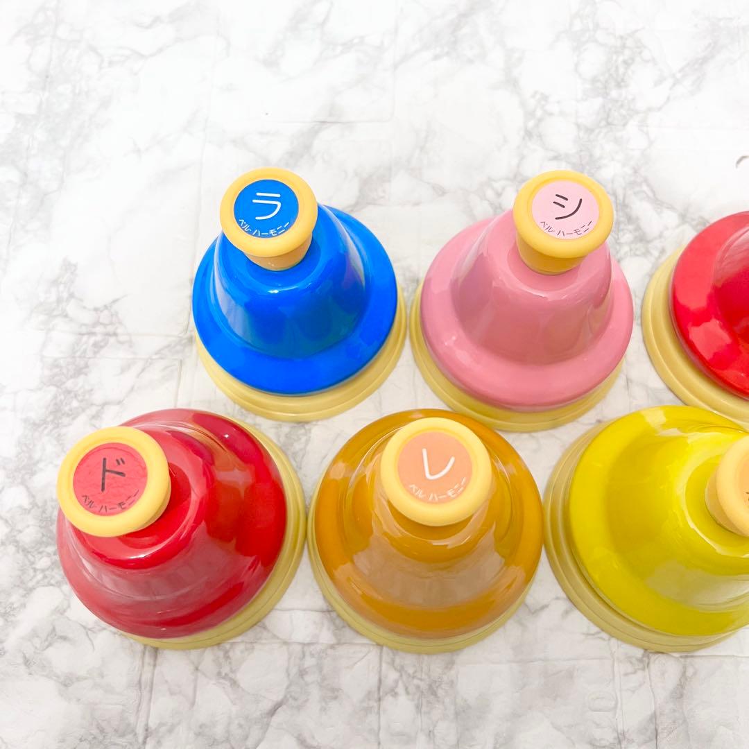 【良品】SUZUKI ベルハーモニー デスクタイプ単音 ハンドベル 10音セット