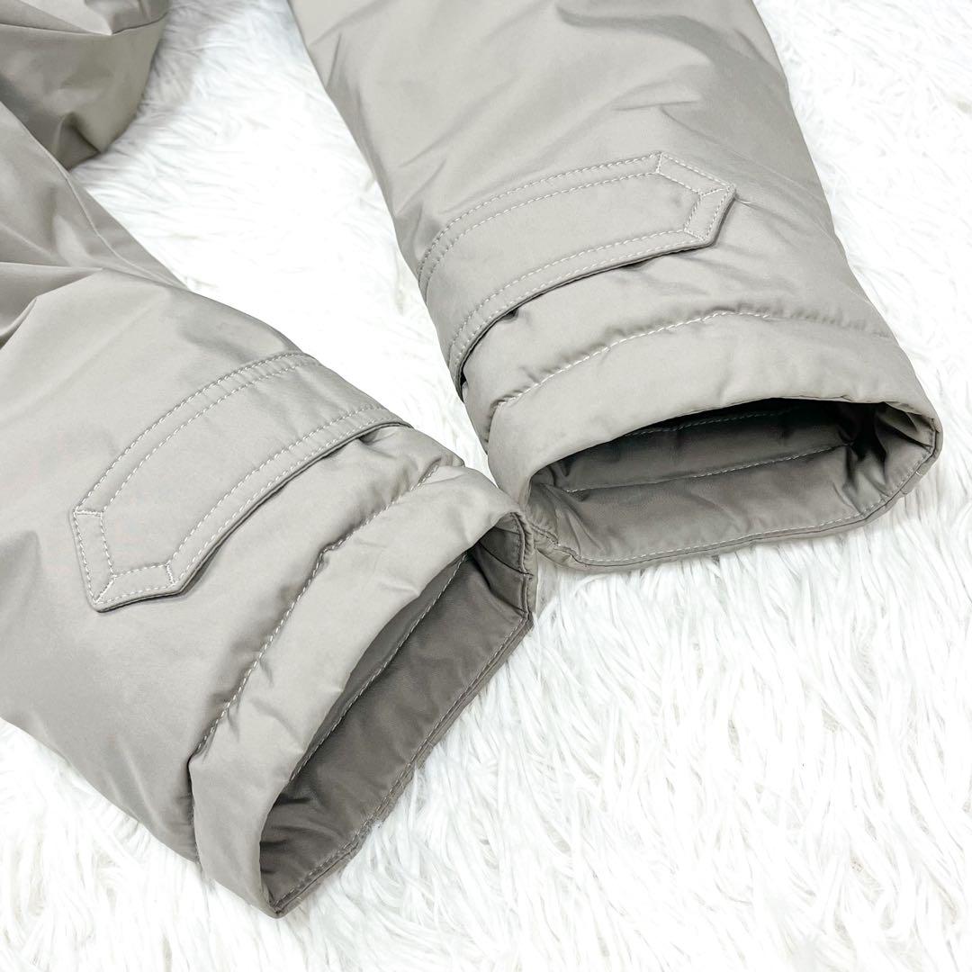 希少 ヘルノ ダウンジャケット チェスターコート型 ロゴプレート ダウンコート