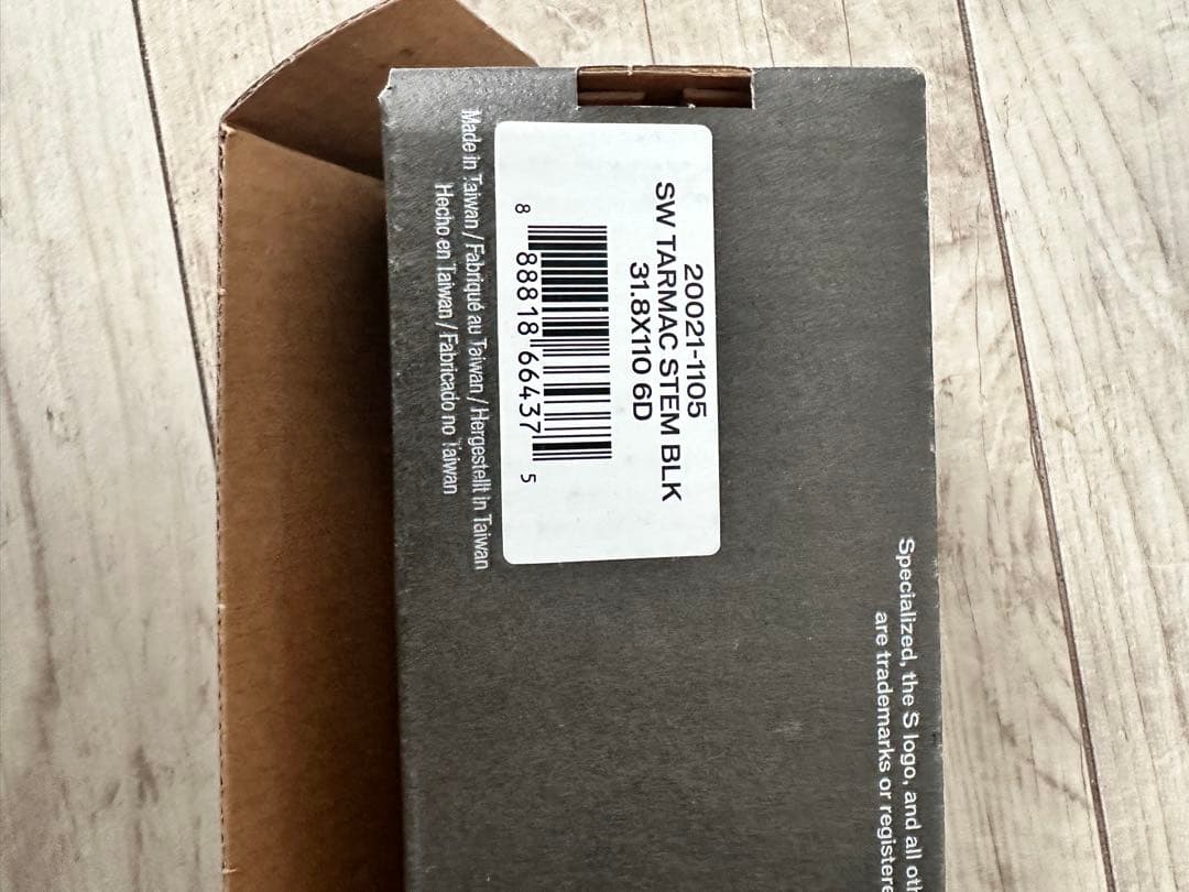 S-Works Tarmac Stem 110mm 6° マウント付属