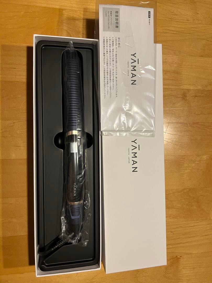 YAMAN ストレートアイロンフォトイオン　ネイビー