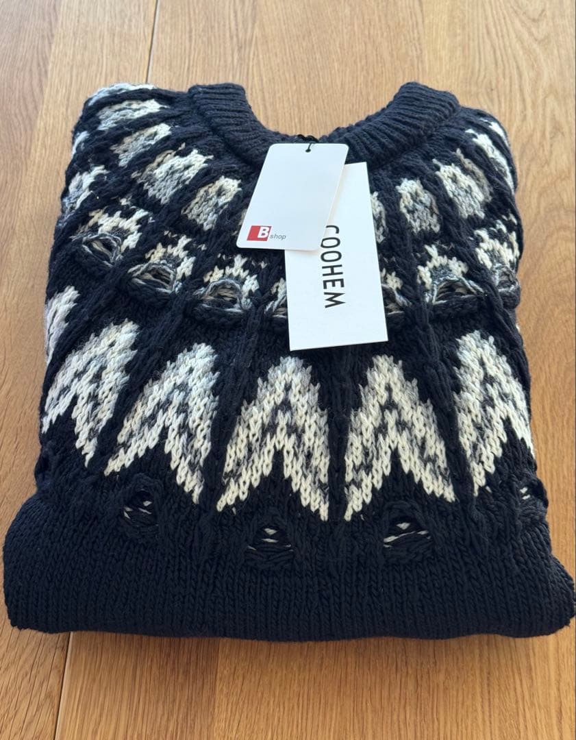 COOHEM ノルディック柄セーター X L