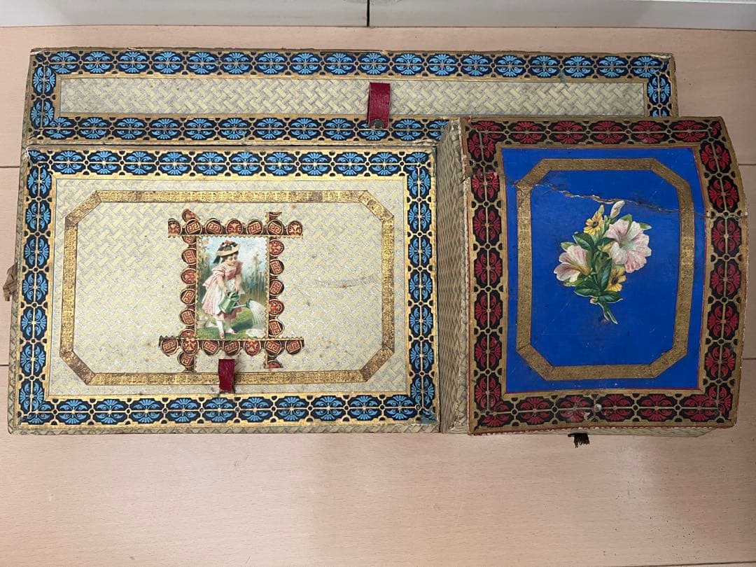 アンティークドール トランク