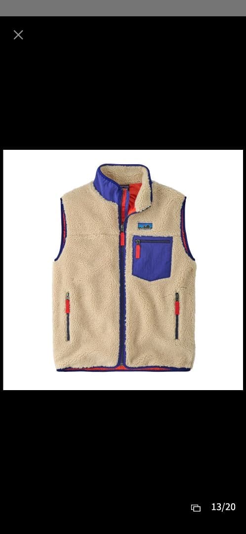 （新品）patagonia　新モデル　メンズ　レトロX　ベスト