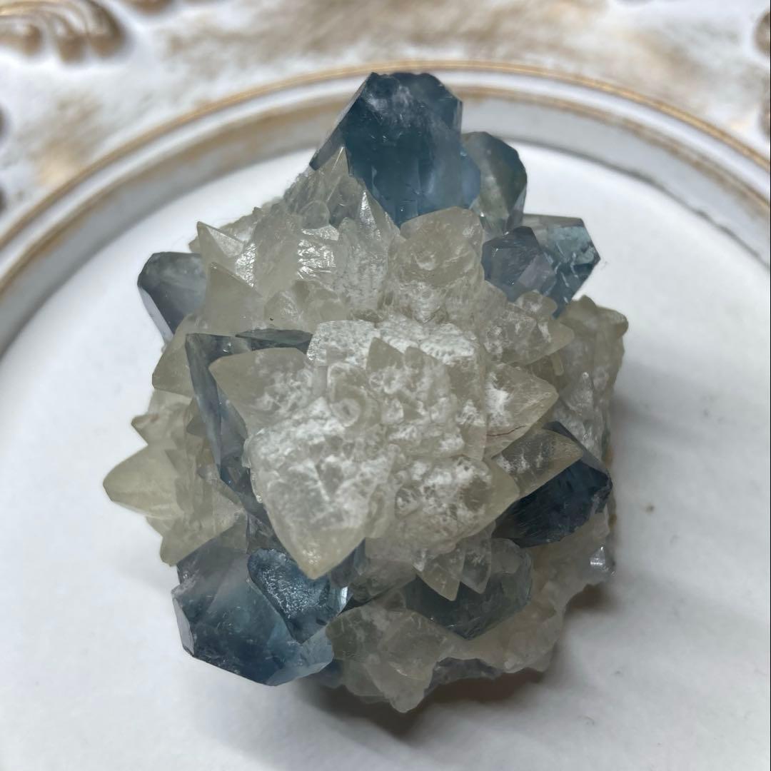 カルサイト　セレスタイン　共生鉱　アフガニスタン　62.5g セレスタイト