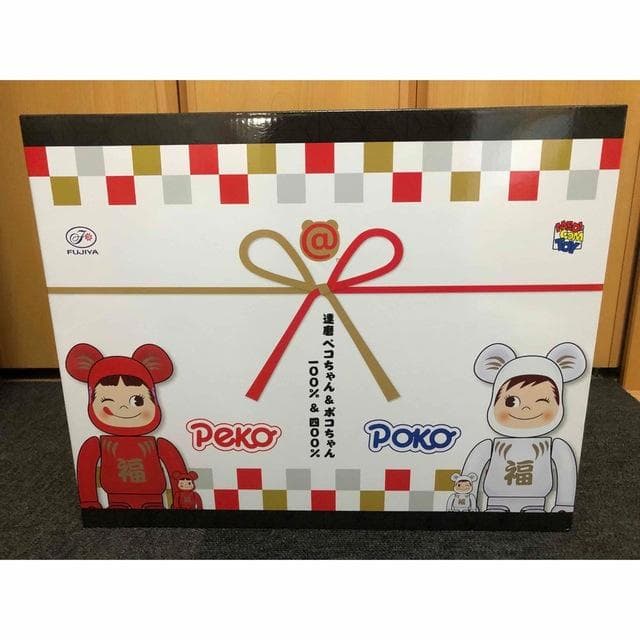 ★新品BE＠RBRICK 達磨ペコちゃん & ポコちゃん 100% & 400%