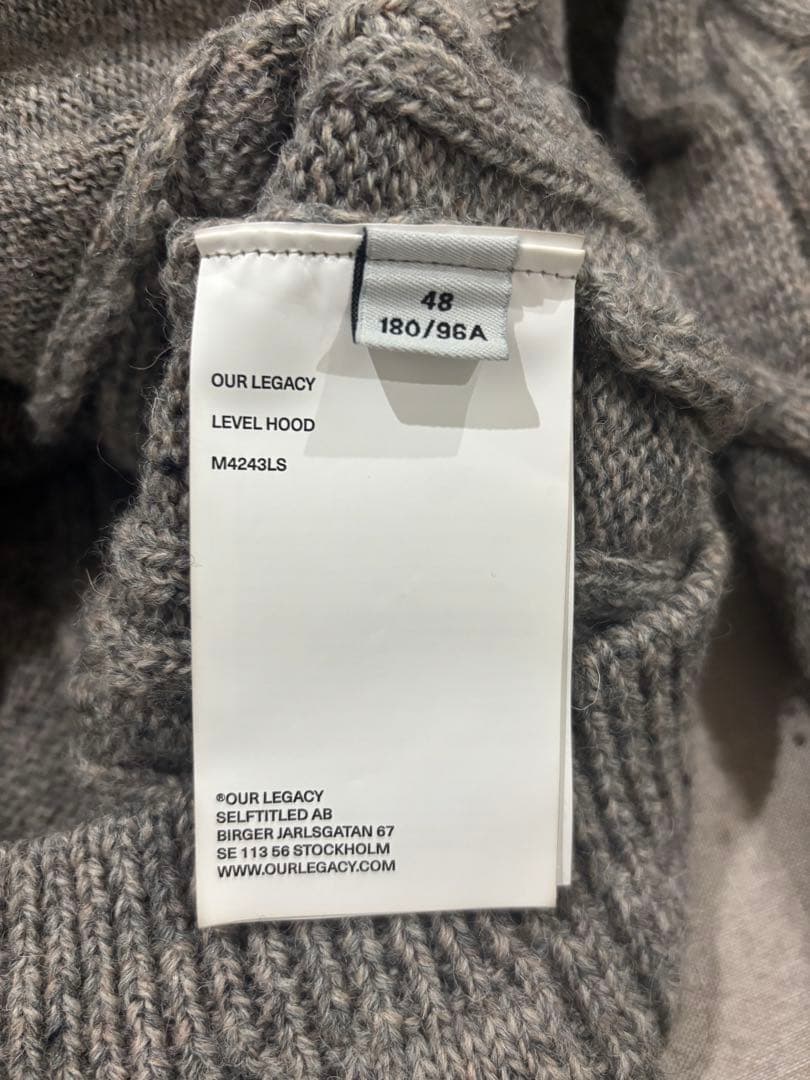 トップス OUR LEGACY LEVEL HOOD