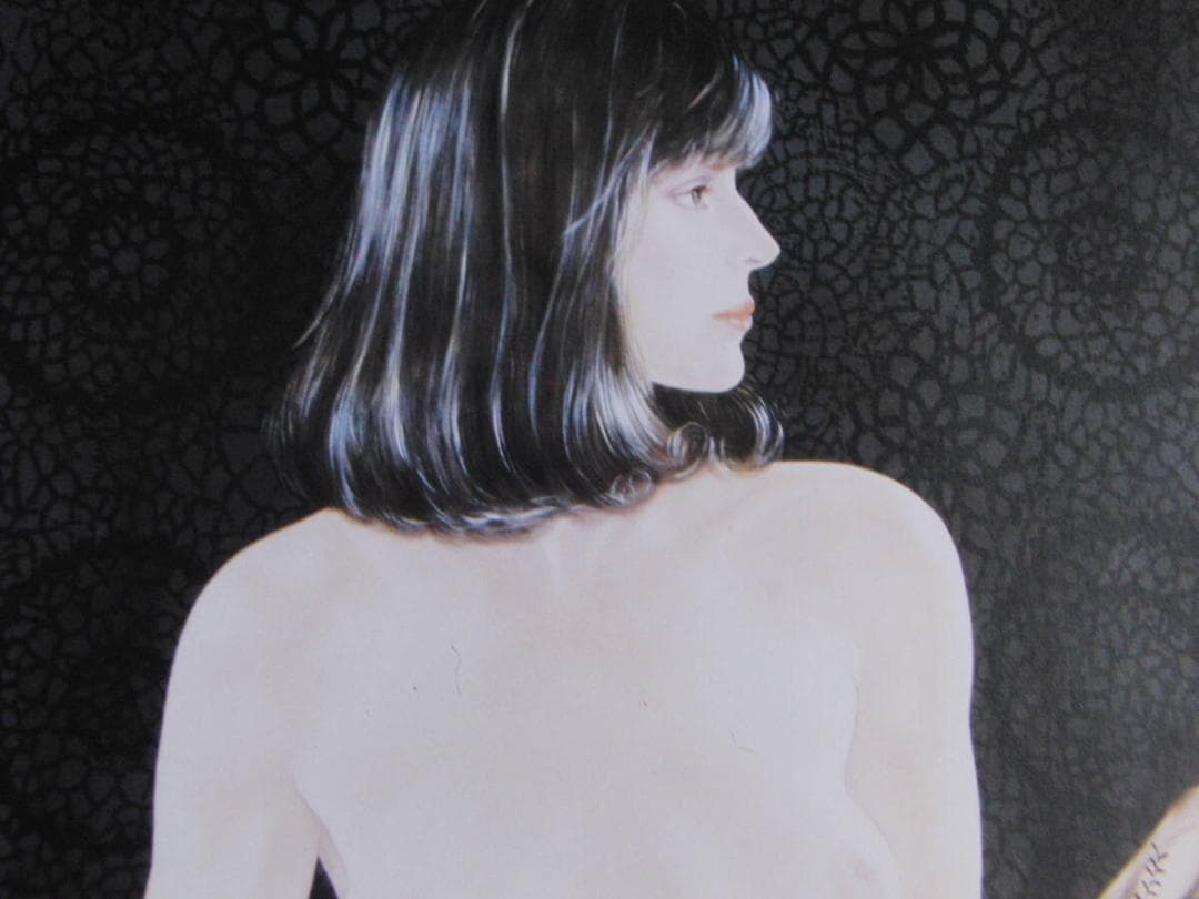 浜辺順、【天星雅】、希少な額装用画集より、厳選、新品額装、マット額装付、状態良好