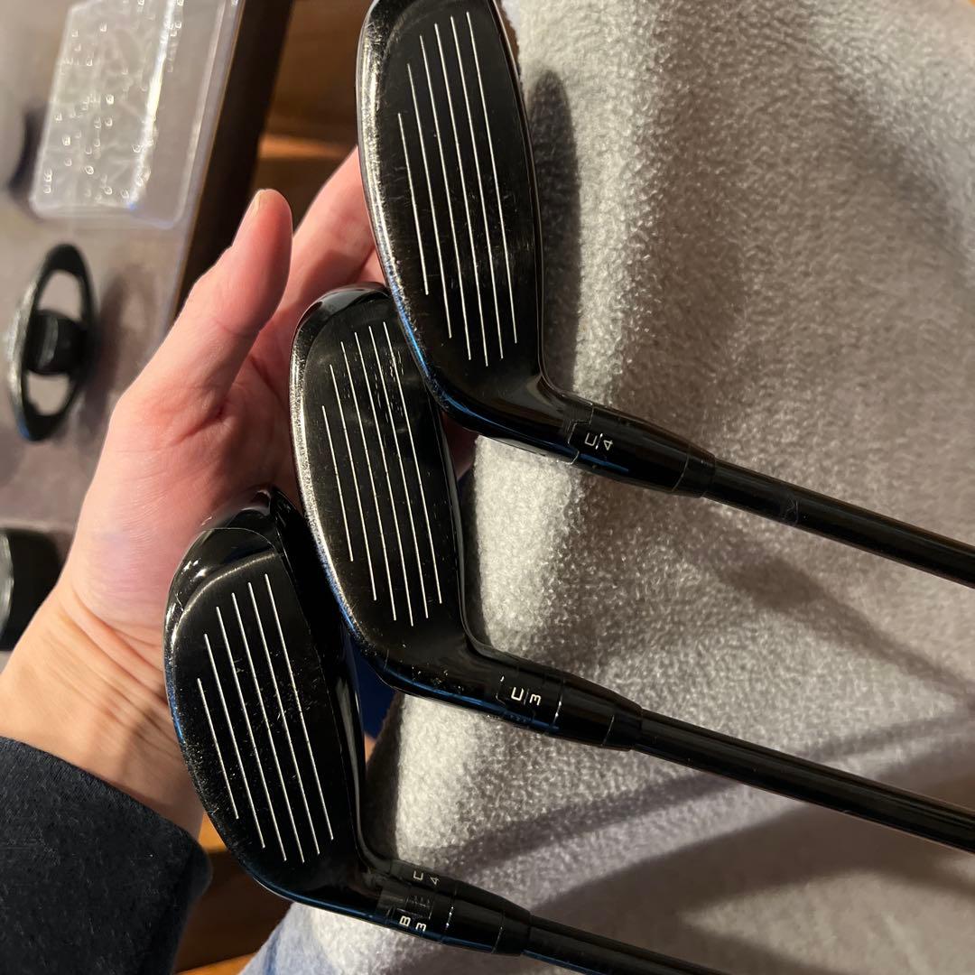 タイトリストtsi2ユーティリティ3本セット　18度、21度、24度　付属品多数