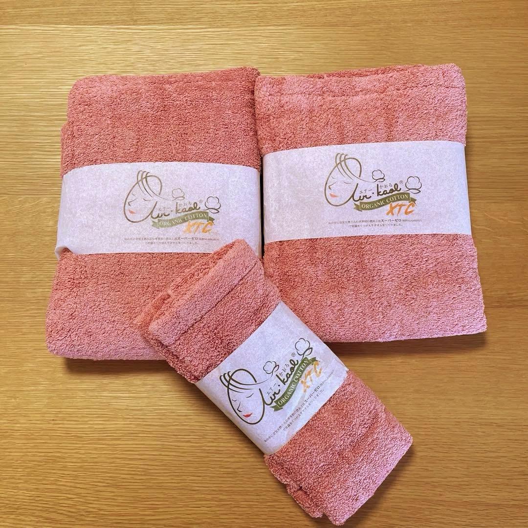 ⚪︎エアーかおるエクスタシー バスタオル ・フェイスタオル　ローズ