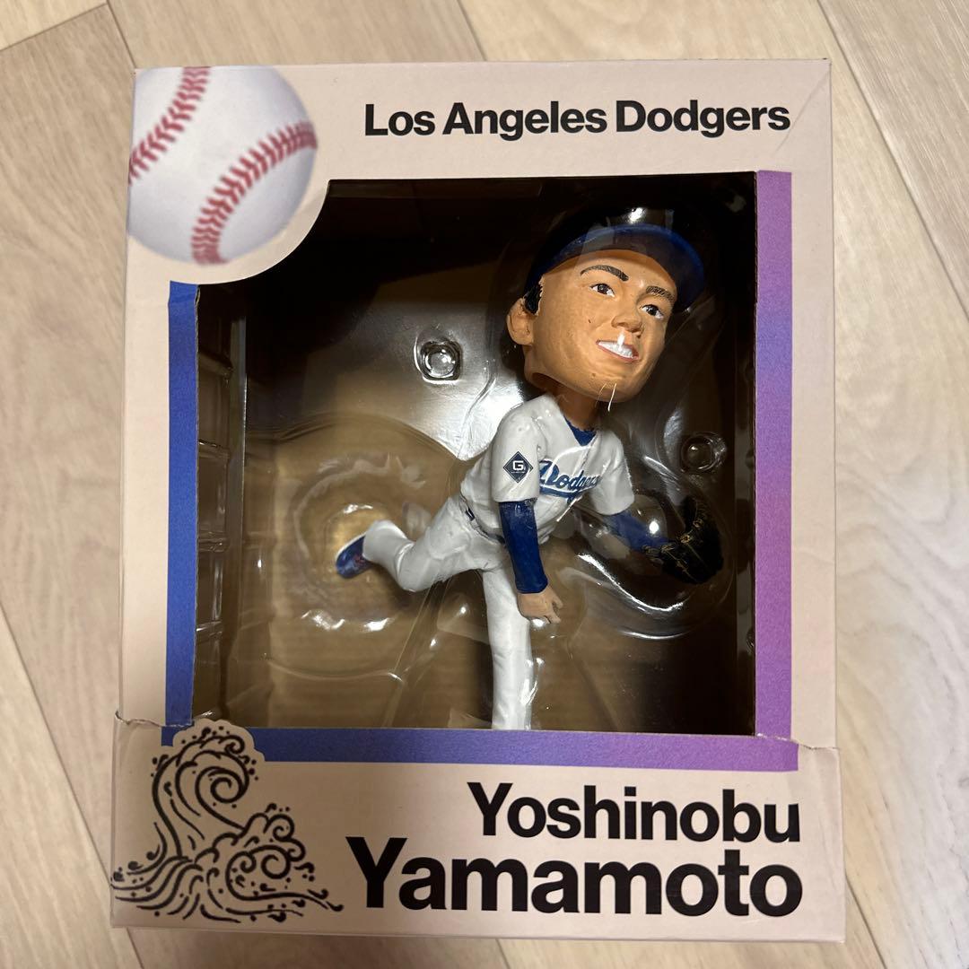 【即発送】ドジャースタジアム 山本由伸　ボブルヘッド パンフレット付き