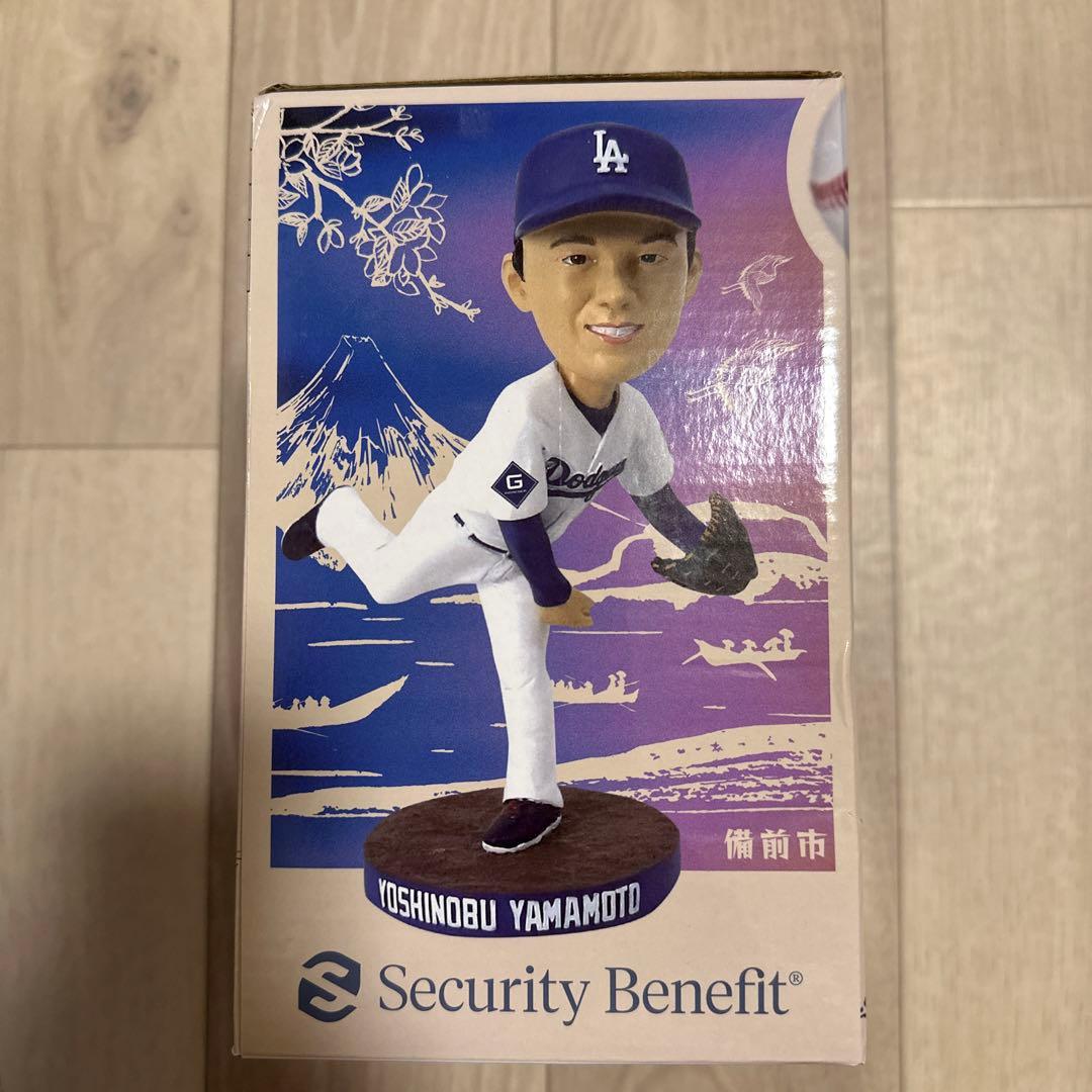 【即発送】ドジャースタジアム 山本由伸　ボブルヘッド パンフレット付き