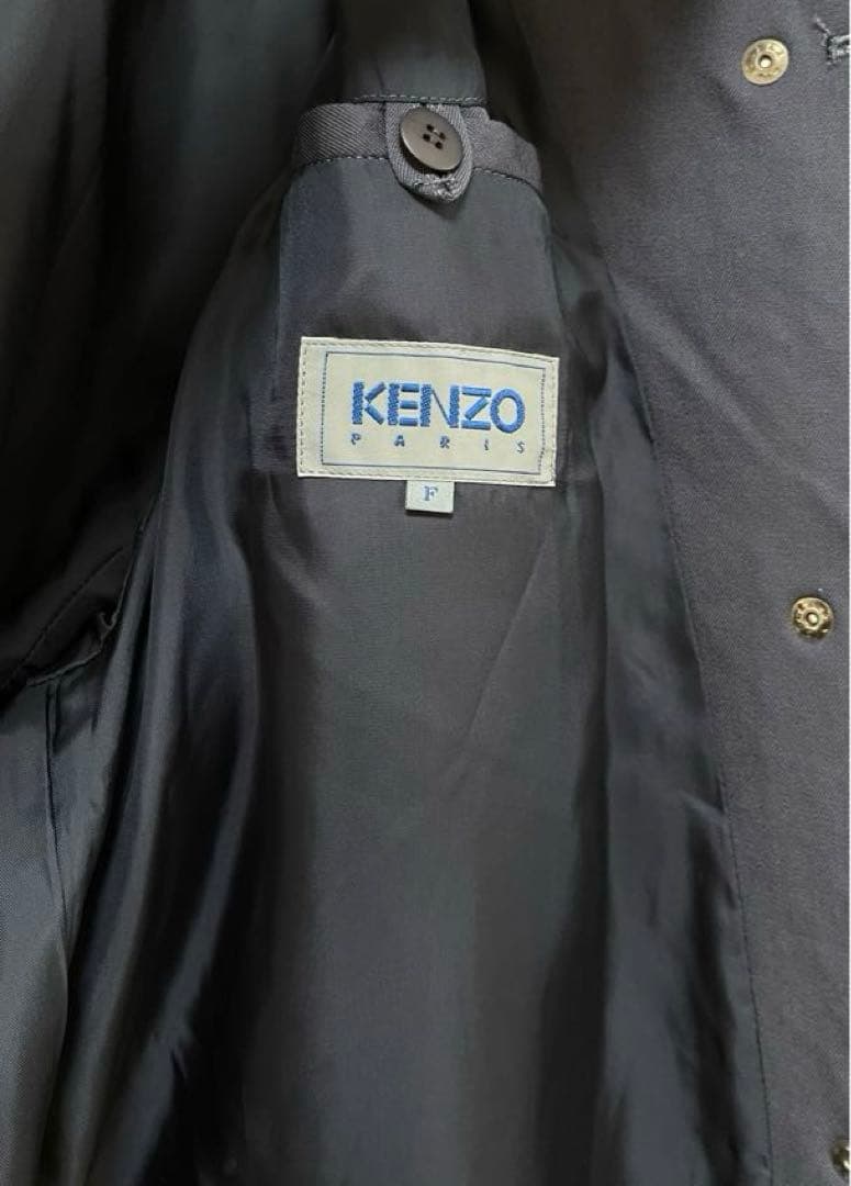 KENZO ケンゾー　ウール　オーバーサイズ　ミドルコート モッズコート