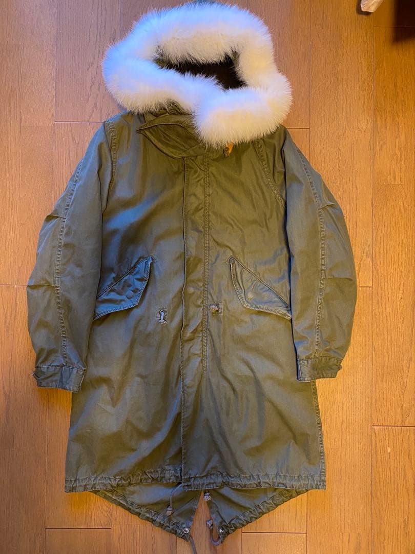 green (現HYKE)M-65 モッズコート フォックスファー サイズS