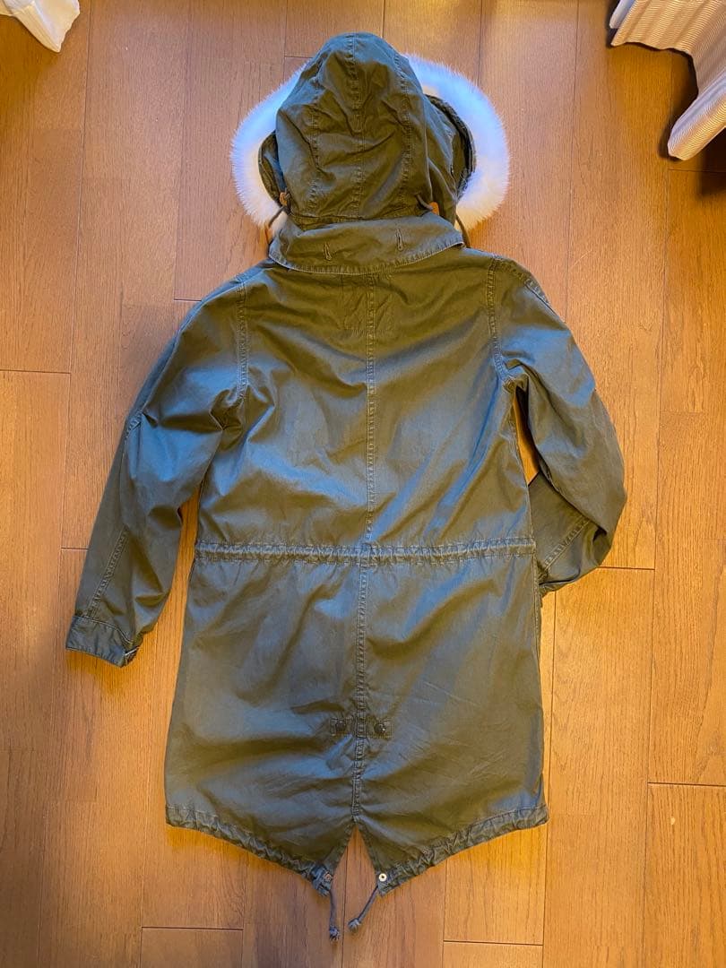 green (現HYKE)M-65 モッズコート フォックスファー サイズS