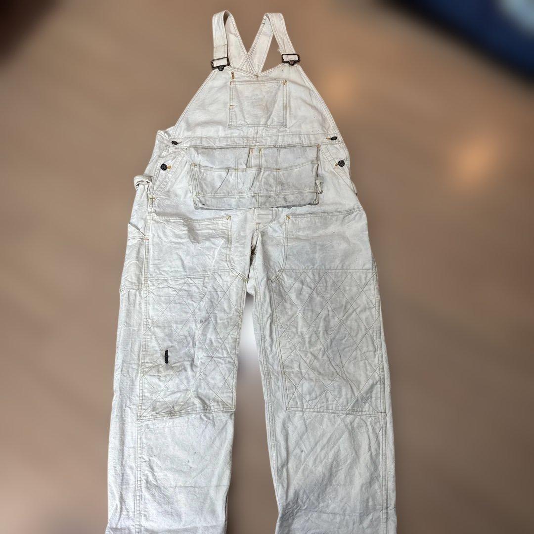 【40s⭕️】 CANT BUSTEM オーバーオール　エプロン　ダブルニー