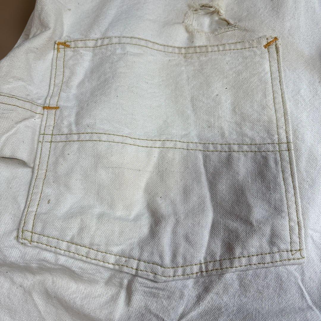 【40s⭕️】 CANT BUSTEM オーバーオール　エプロン　ダブルニー