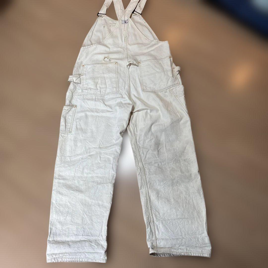 【40s⭕️】 CANT BUSTEM オーバーオール　エプロン　ダブルニー
