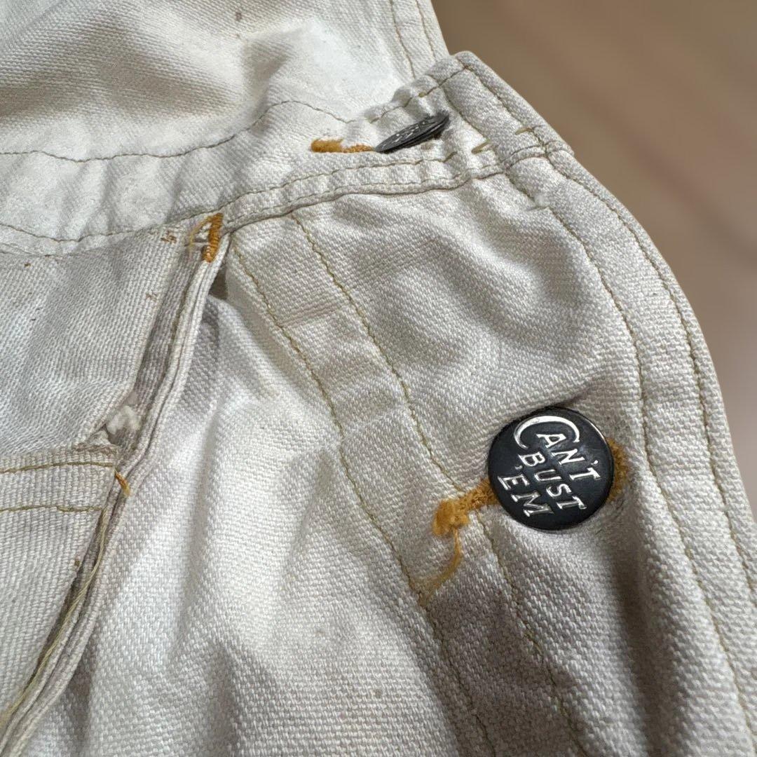 【40s⭕️】 CANT BUSTEM オーバーオール　エプロン　ダブルニー